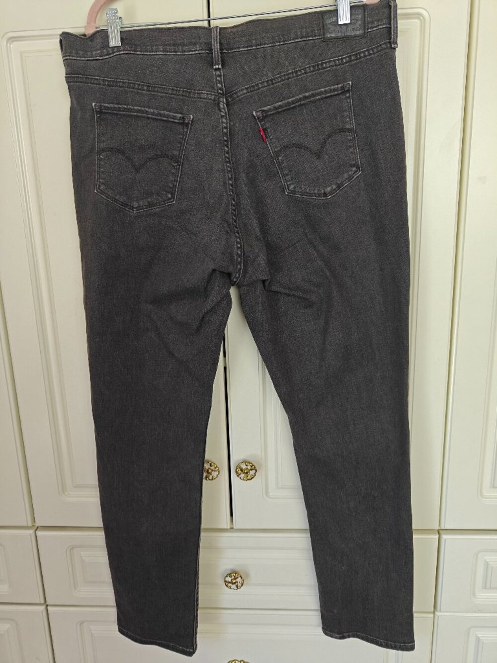 Levi's Dark Grey Women's 311 Shaping Skinny Jeans, Size 18W - Picture 3 of 3